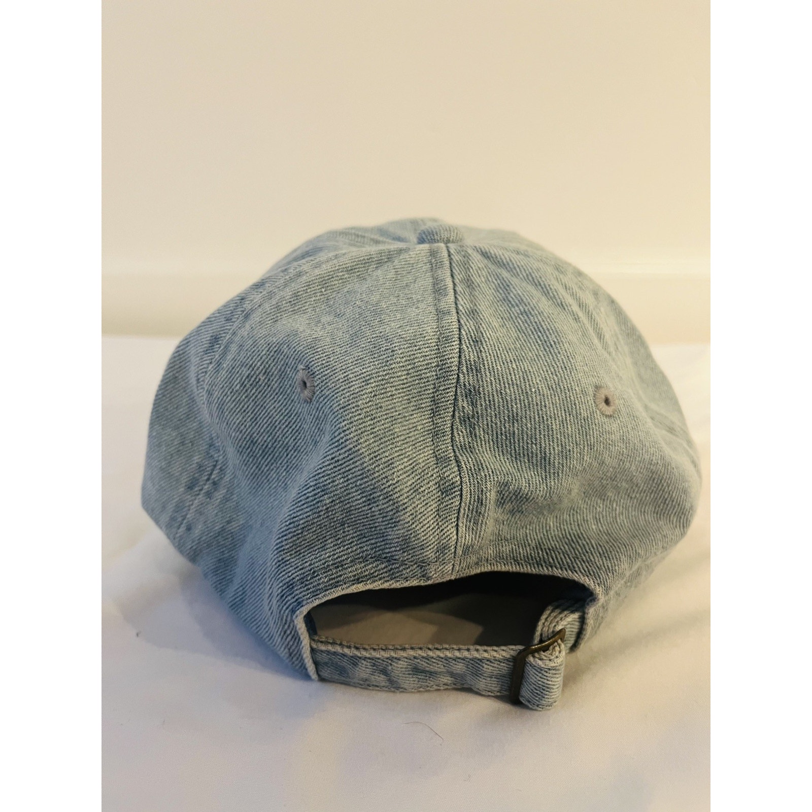 Mama Cap Light Denim Blue W/White Embroidered Text, Adjustable, By Rey To Z — image 4 of 6